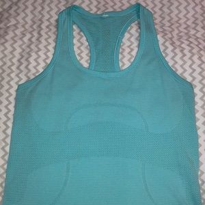 Lululemon athletica light blue workout tank